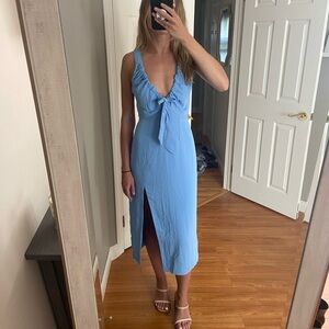 Abercrombie Cinch Front midi dress